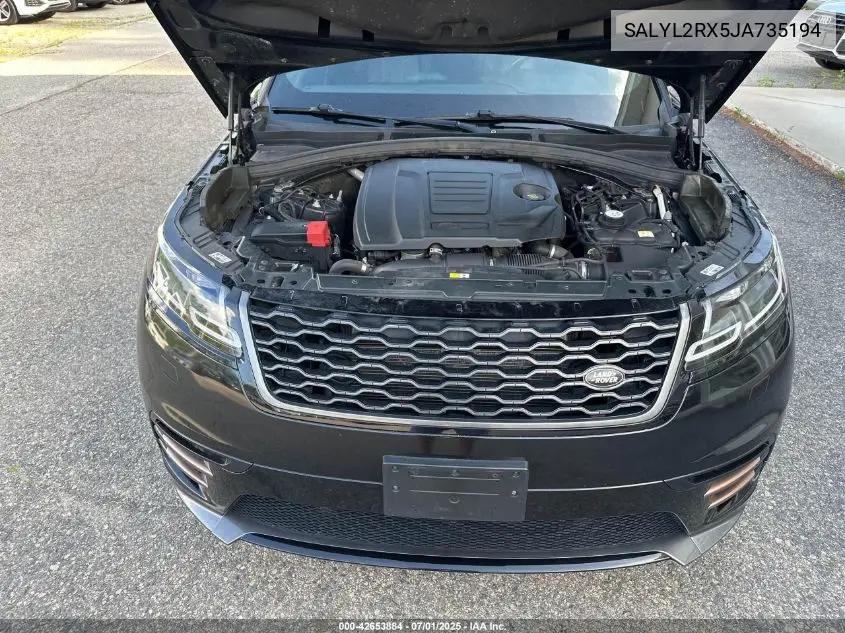 2018 Land Rover Range Rover Velar P250 Se R-Dynamic VIN: SALYL2RX5JA735194 Lot: 42653884