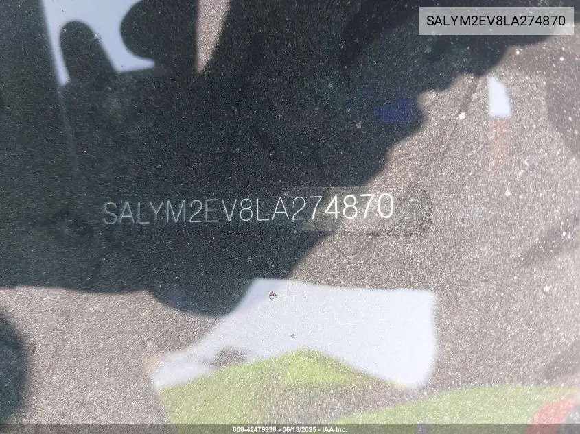2020 Land Rover Range Rover Velar P380 R-Dynamic Hse VIN: SALYM2EV8LA274870 Lot: 42479938