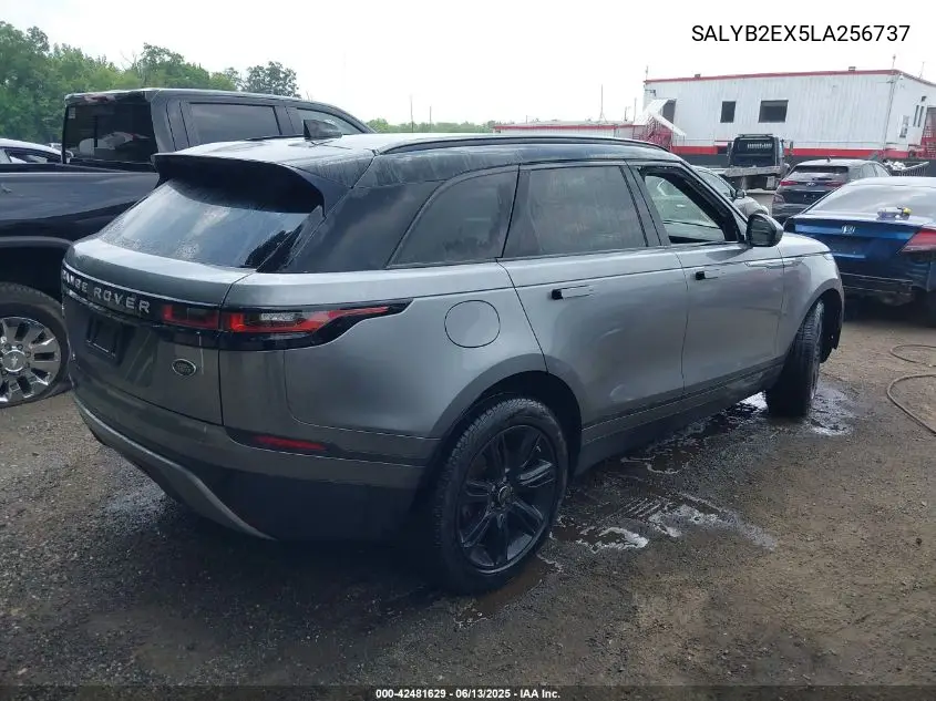 2020 Land Rover Range Rover Velar P250 S VIN: SALYB2EX5LA256737 Lot: 42481629