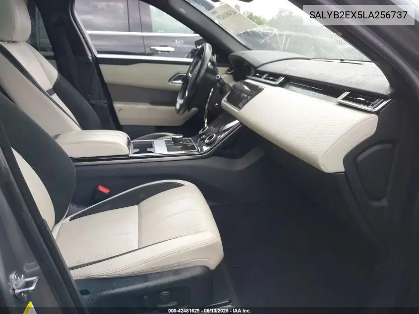 2020 Land Rover Range Rover Velar P250 S VIN: SALYB2EX5LA256737 Lot: 42481629
