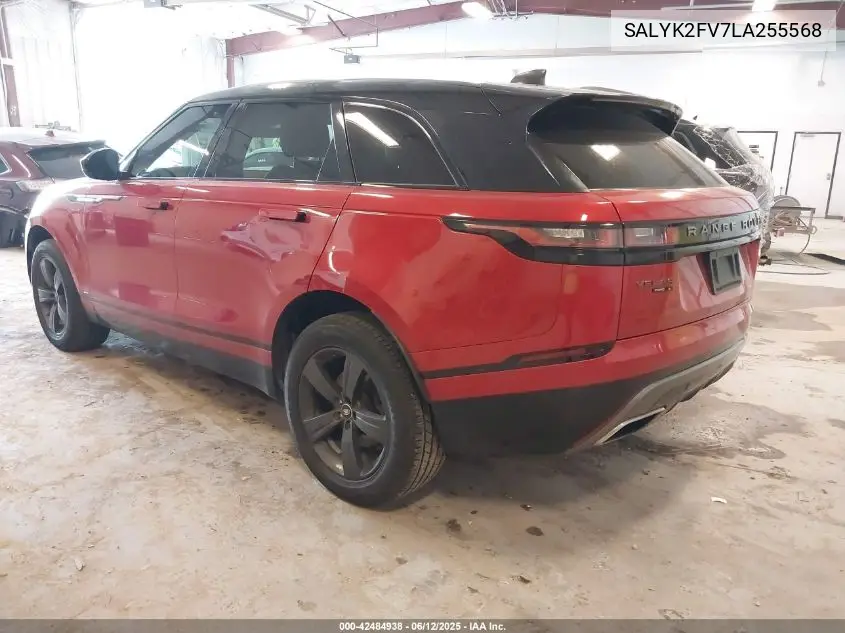 2020 Land Rover Range Rover Velar P340 R-Dynamic S VIN: SALYK2FV7LA255568 Lot: 42484938