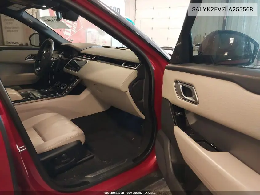2020 Land Rover Range Rover Velar P340 R-Dynamic S VIN: SALYK2FV7LA255568 Lot: 42484938