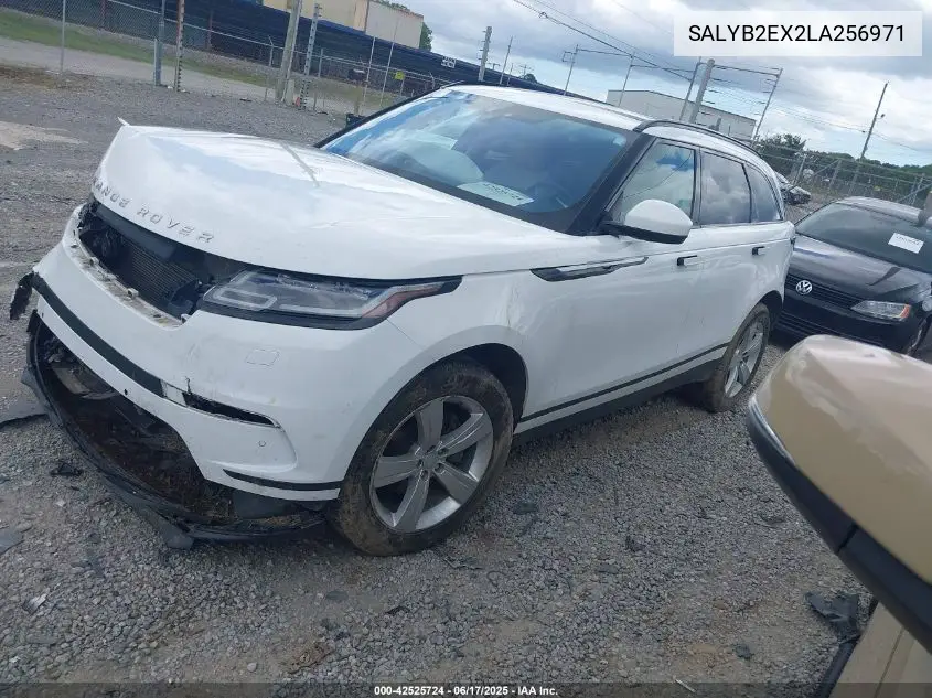 2020 Land Rover Range Rover Velar P250 S VIN: SALYB2EX2LA256971 Lot: 42525724
