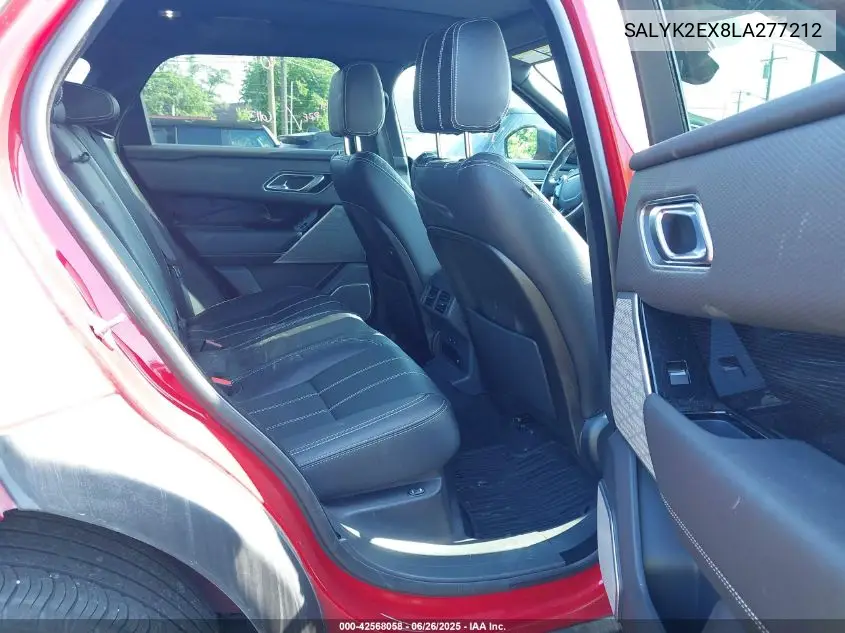 2020 Land Rover Range Rover Velar P250 R-Dynamic S VIN: SALYK2EX8LA277212 Lot: 42568058