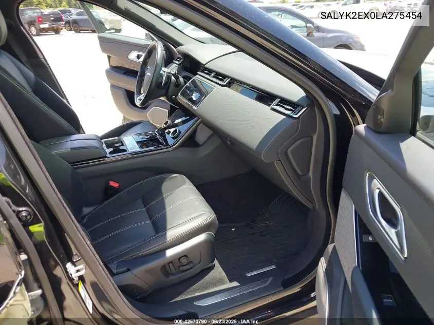 2020 Land Rover Range Rover Velar P250 R-Dynamic S VIN: SALYK2EX0LA275454 Lot: 42573790