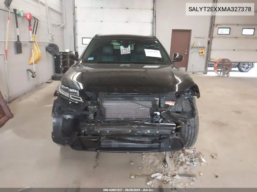 2021 Land Rover Range Rover Velar P250 R-Dynamic S VIN: SALYT2EXXMA327378 Lot: 42601537