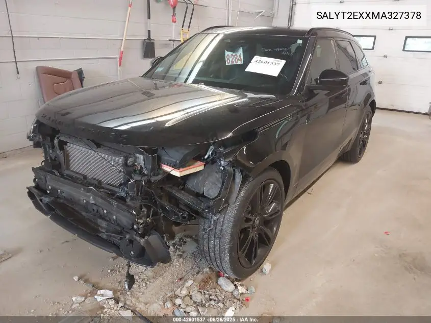 2021 Land Rover Range Rover Velar P250 R-Dynamic S VIN: SALYT2EXXMA327378 Lot: 42601537