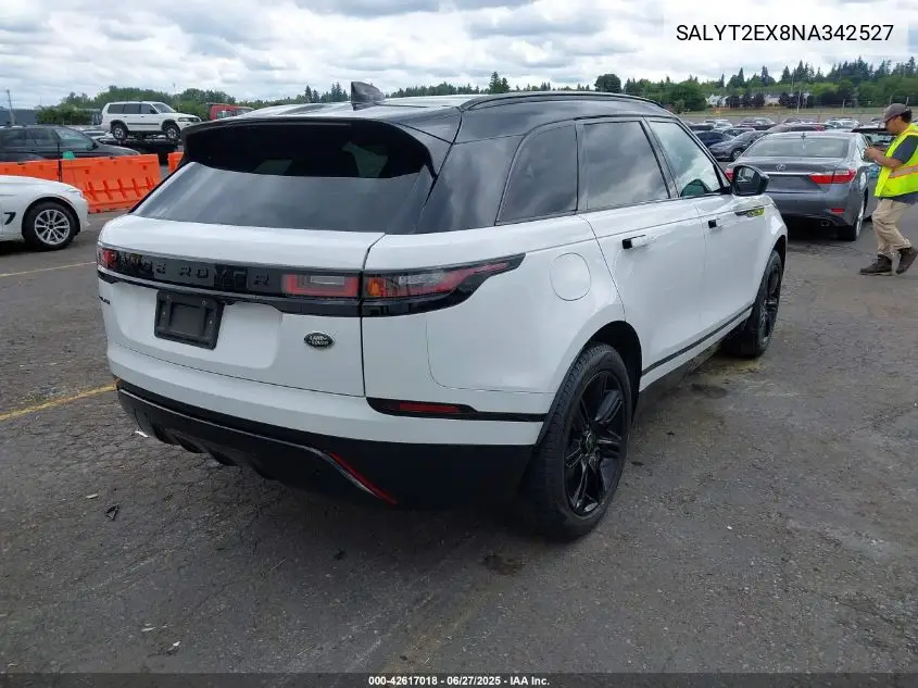 2022 Land Rover Range Rover Velar P250 R-Dynamic S VIN: SALYT2EX8NA342527 Lot: 42617018