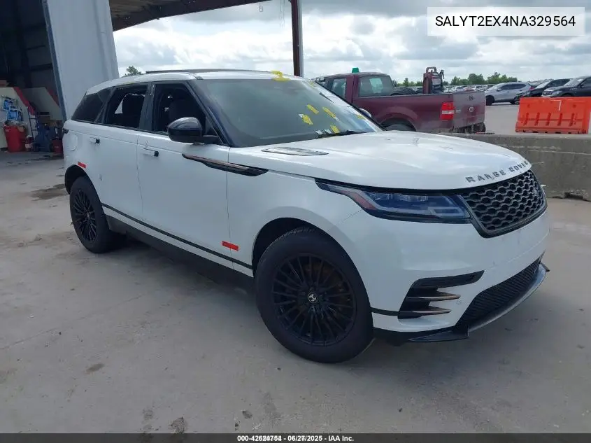 2022 Land Rover Range Rover Velar P250 R-Dynamic S VIN: SALYT2EX4NA329564 Lot: 42624754