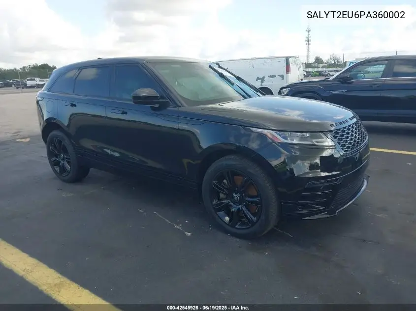 2023 Land Rover Range Rover Velar P340 R-Dynamic S Mhev VIN: SALYT2EU6PA360002 Lot: 42545926