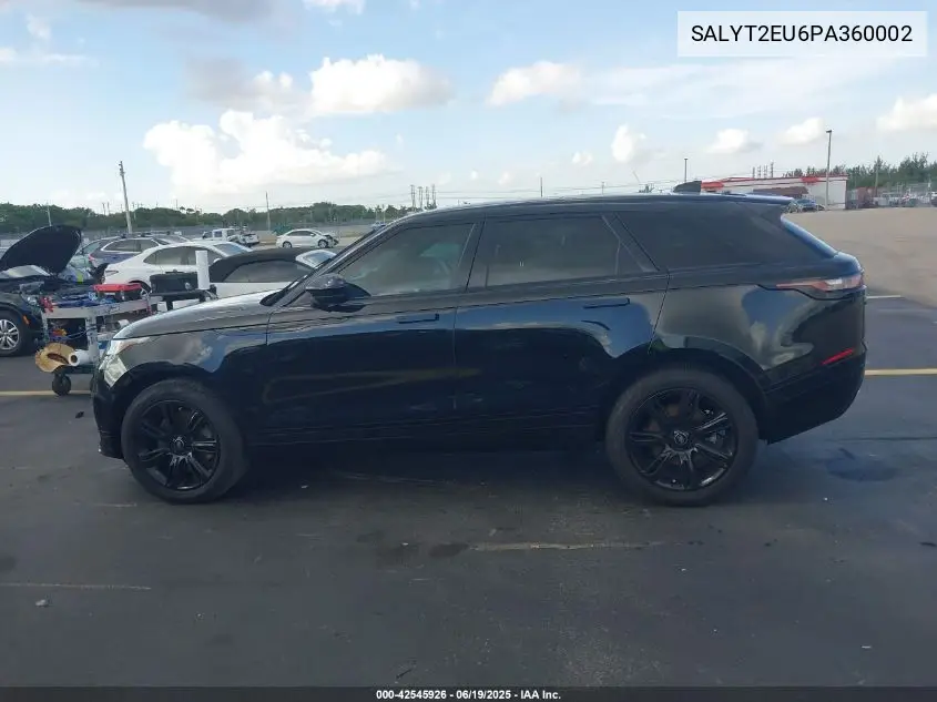 2023 Land Rover Range Rover Velar P340 R-Dynamic S Mhev VIN: SALYT2EU6PA360002 Lot: 42545926