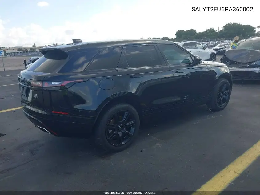 2023 Land Rover Range Rover Velar P340 R-Dynamic S Mhev VIN: SALYT2EU6PA360002 Lot: 42545926