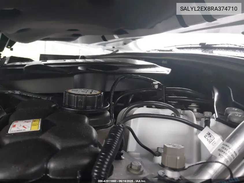 2024 Land Rover Range Rover Velar P250 Dynamic Se VIN: SALYL2EX8RA374710 Lot: 42511860