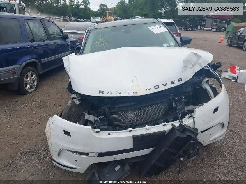 2024 Land Rover Range Rover Velar P250 S VIN: SALYJ2EX9RA383583 Lot: 42586200