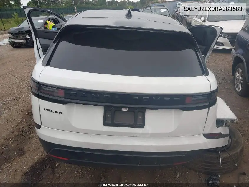 2024 Land Rover Range Rover Velar P250 S VIN: SALYJ2EX9RA383583 Lot: 42586200