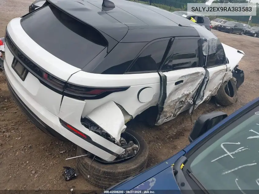 2024 Land Rover Range Rover Velar P250 S VIN: SALYJ2EX9RA383583 Lot: 42586200