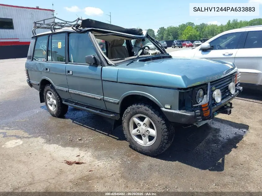 1993 Land Rover Range Rover VIN: SALHV1244PA633883 Lot: 42545482