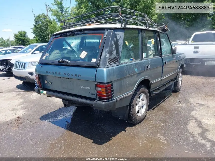 1993 Land Rover Range Rover VIN: SALHV1244PA633883 Lot: 42545482