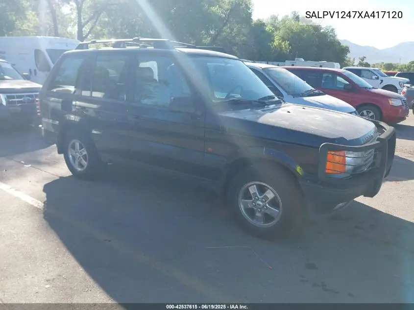 1999 Land Rover Range Rover 4.0 Se VIN: SALPV1247XA417120 Lot: 42537615