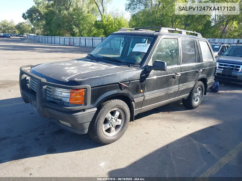 1999 Land Rover Range Rover 4.0 Se VIN: SALPV1247XA417120 Lot: 42537615