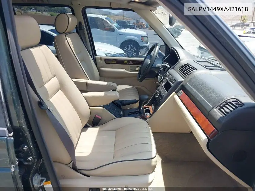 1999 Land Rover Range Rover 4.6 Hse VIN: SALPV1449XA421618 Lot: 42543896