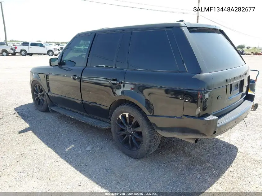 2008 Land Rover Range Rover Supercharged VIN: SALMF13448A282677 Lot: 42461228