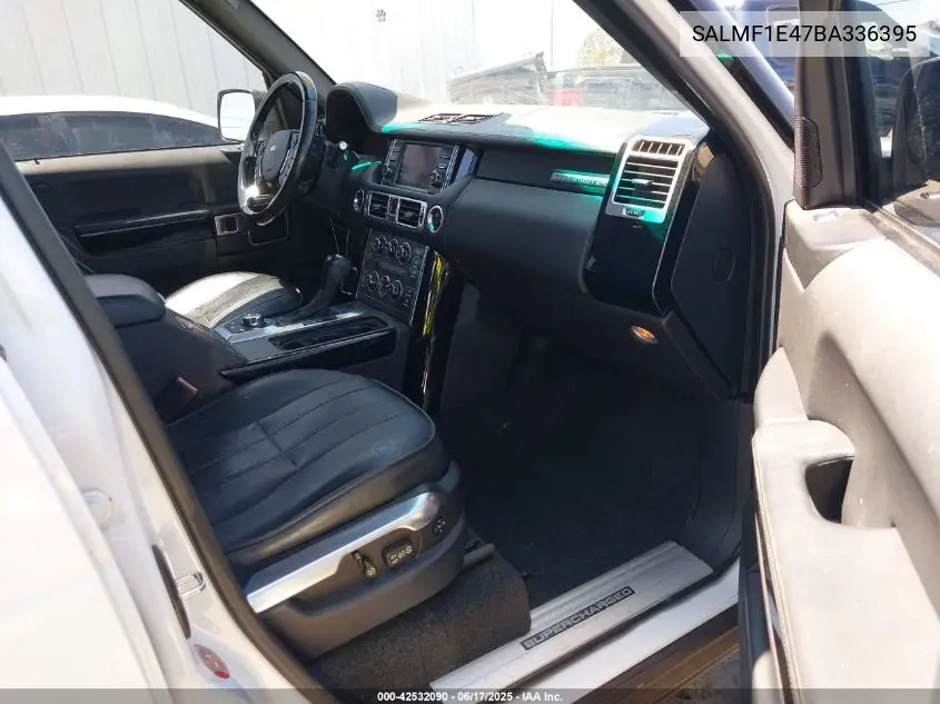2011 Land Rover Range Rover Supercharged VIN: SALMF1E47BA336395 Lot: 42532090