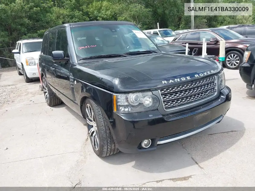 2011 Land Rover Range Rover Supercharged VIN: SALMF1E41BA330009 Lot: 42603546