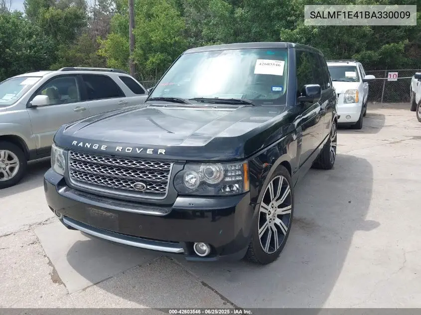 2011 Land Rover Range Rover Supercharged VIN: SALMF1E41BA330009 Lot: 42603546