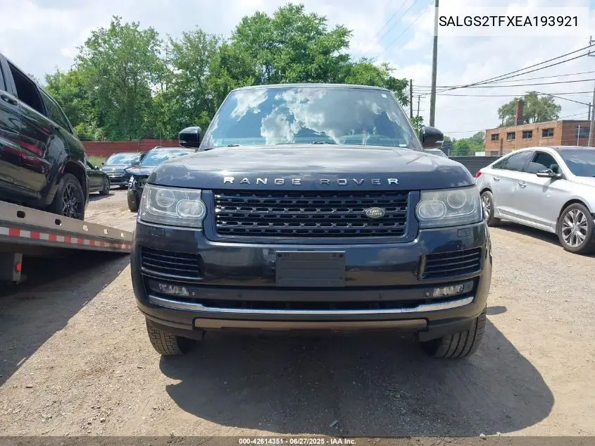 2014 Land Rover Range Rover 5.0L V8 Supercharged/5.0L V8 Supercharged Ebony Edition VIN: SALGS2TFXEA193921 Lot: 42614351