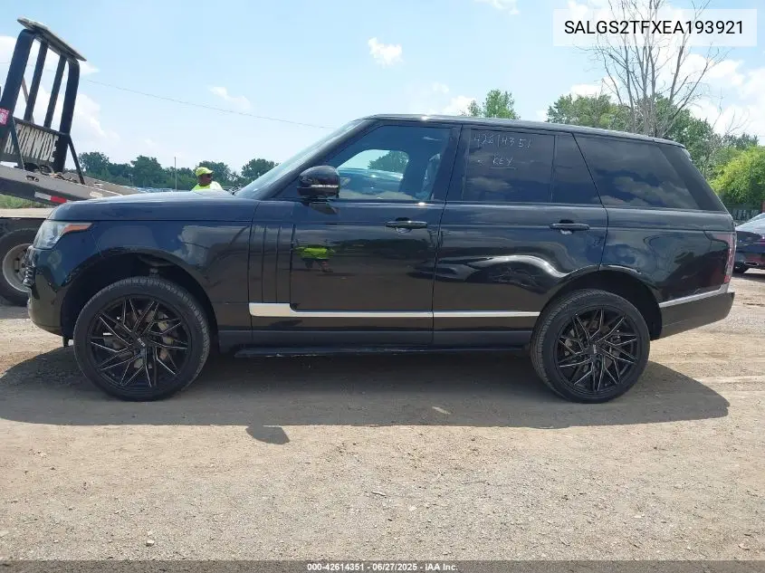 2014 Land Rover Range Rover 5.0L V8 Supercharged/5.0L V8 Supercharged Ebony Edition VIN: SALGS2TFXEA193921 Lot: 42614351