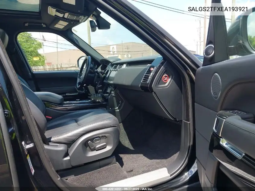 2014 Land Rover Range Rover 5.0L V8 Supercharged/5.0L V8 Supercharged Ebony Edition VIN: SALGS2TFXEA193921 Lot: 42614351