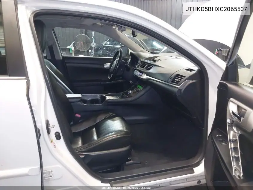 2012 Lexus Ct 200H Premium VIN: JTHKD5BHXC2065507 Lot: 42590266