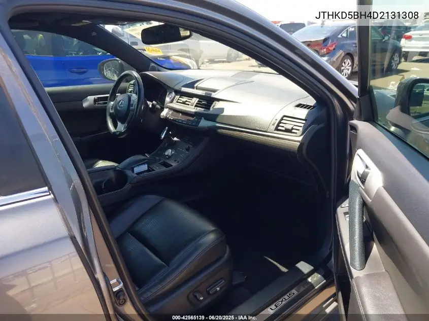 2013 Lexus Ct 200H VIN: JTHKD5BH4D2131308 Lot: 42565139
