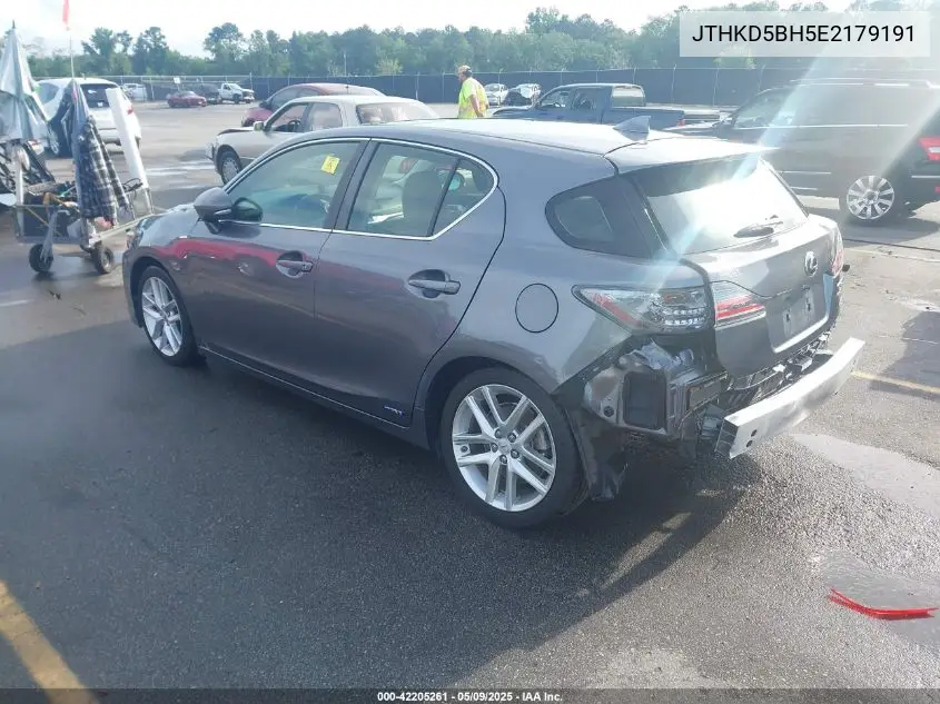 2014 Lexus Ct 200H VIN: JTHKD5BH5E2179191 Lot: 42205261