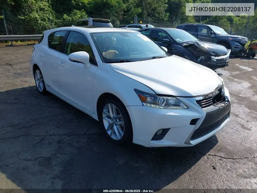 2014 Lexus Ct 200H 200 VIN: JTHKD5BH3E2208137 Lot: 42589644