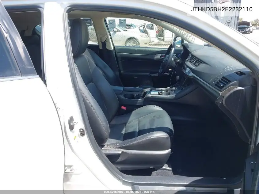 2015 Lexus Ct 200H VIN: JTHKD5BH2F2232110 Lot: 42168907