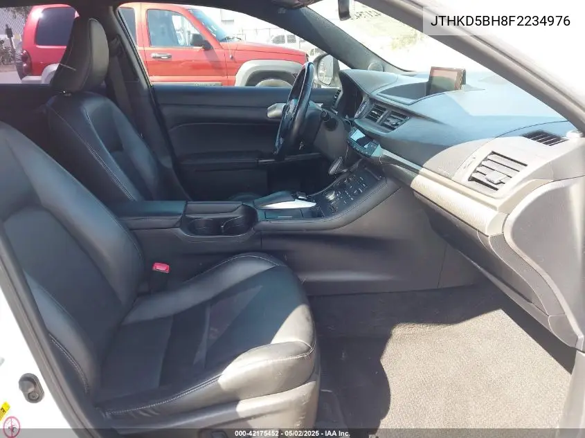 2015 Lexus Ct 200H VIN: JTHKD5BH8F2234976 Lot: 42175452