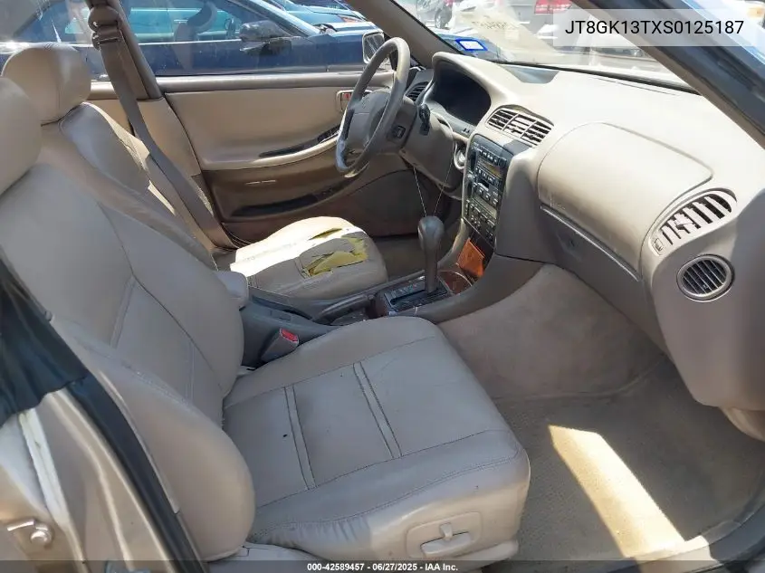 1995 Lexus Es 300 VIN: JT8GK13TXS0125187 Lot: 42589457