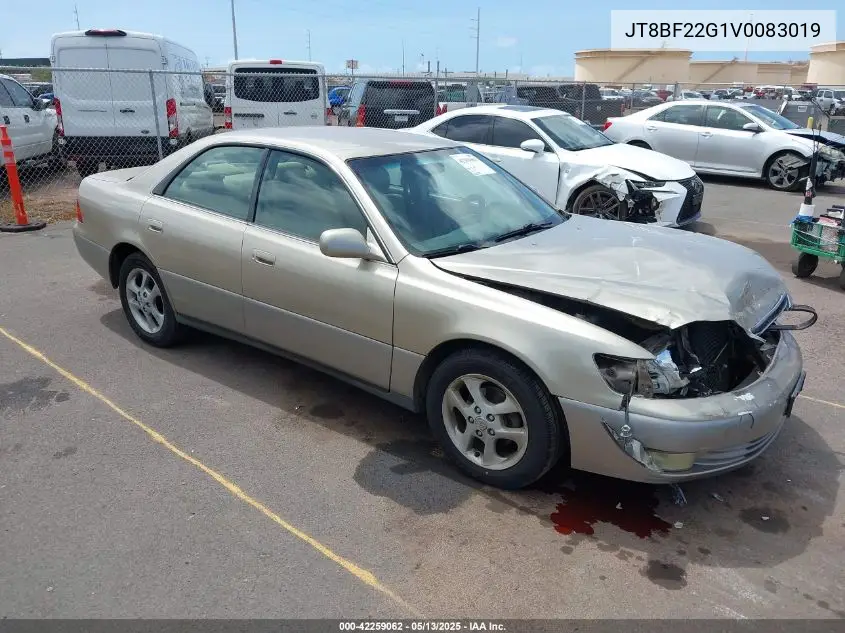 1997 Lexus Es 300 VIN: JT8BF22G1V0083019 Lot: 42259062