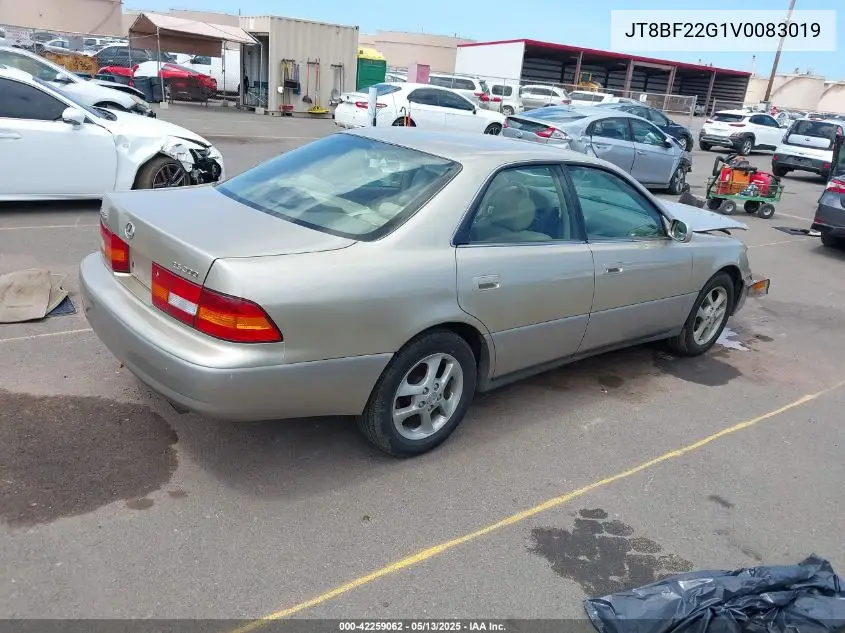 1997 Lexus Es 300 VIN: JT8BF22G1V0083019 Lot: 42259062