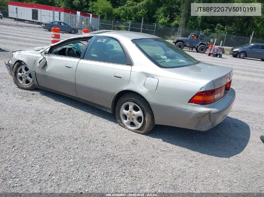 1997 Lexus Es 300 VIN: JT8BF22G7V5010191 Lot: 42388642
