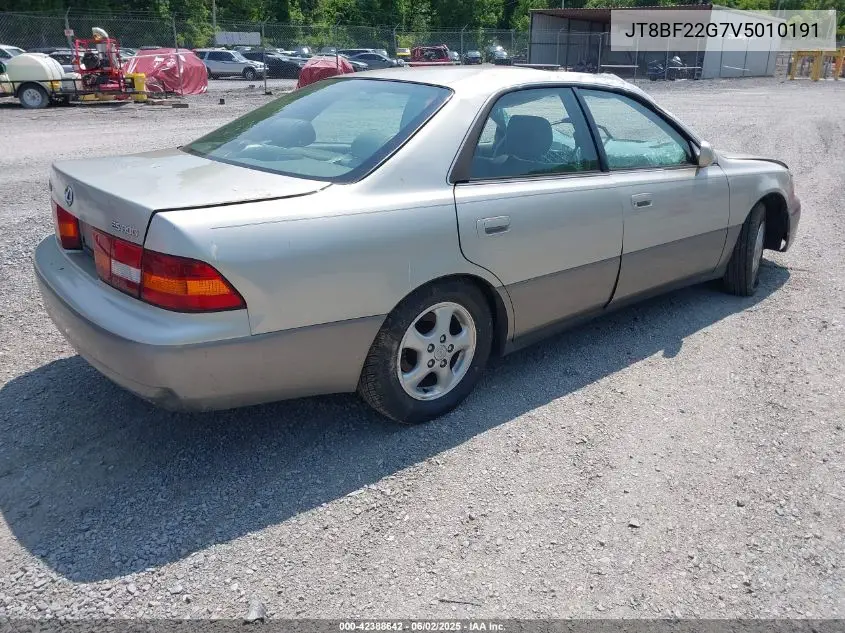 1997 Lexus Es 300 VIN: JT8BF22G7V5010191 Lot: 42388642
