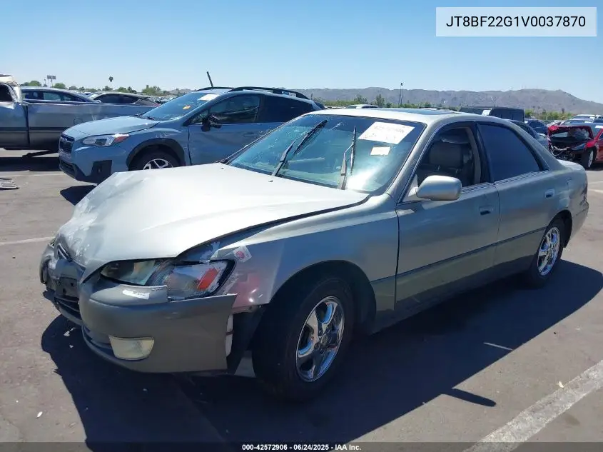 1997 Lexus Es 300 VIN: JT8BF22G1V0037870 Lot: 42572906