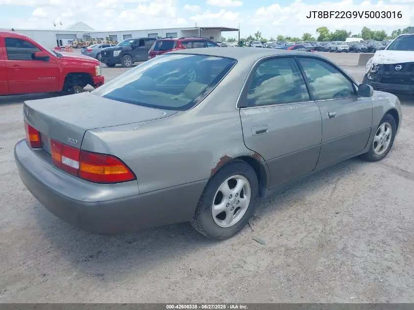 1997 Lexus Es 300 VIN: JT8BF22G9V5003016 Lot: 42606338