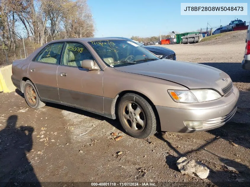 1998 Lexus Es 300 VIN: JT8BF28G8W5048473 Lot: 40801718
