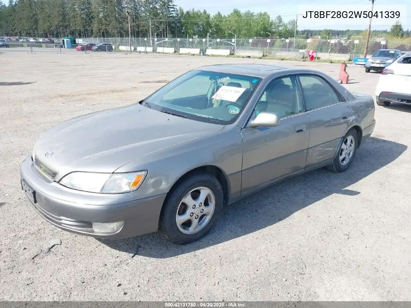 1998 Lexus Es 300 VIN: JT8BF28G2W5041339 Lot: 42131780