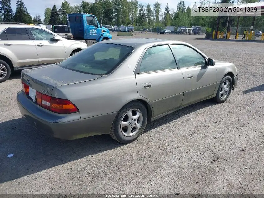 1998 Lexus Es 300 VIN: JT8BF28G2W5041339 Lot: 42131780