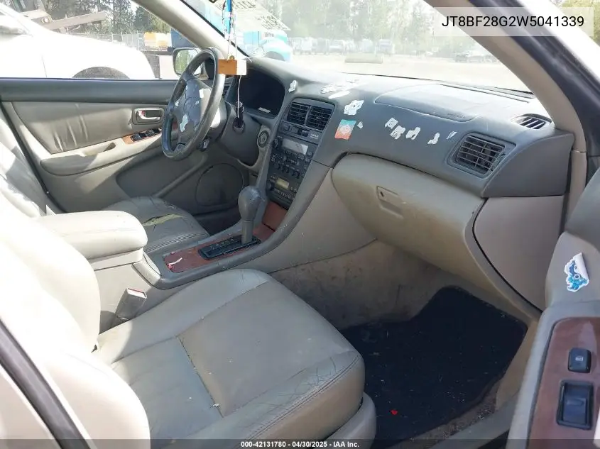 1998 Lexus Es 300 VIN: JT8BF28G2W5041339 Lot: 42131780