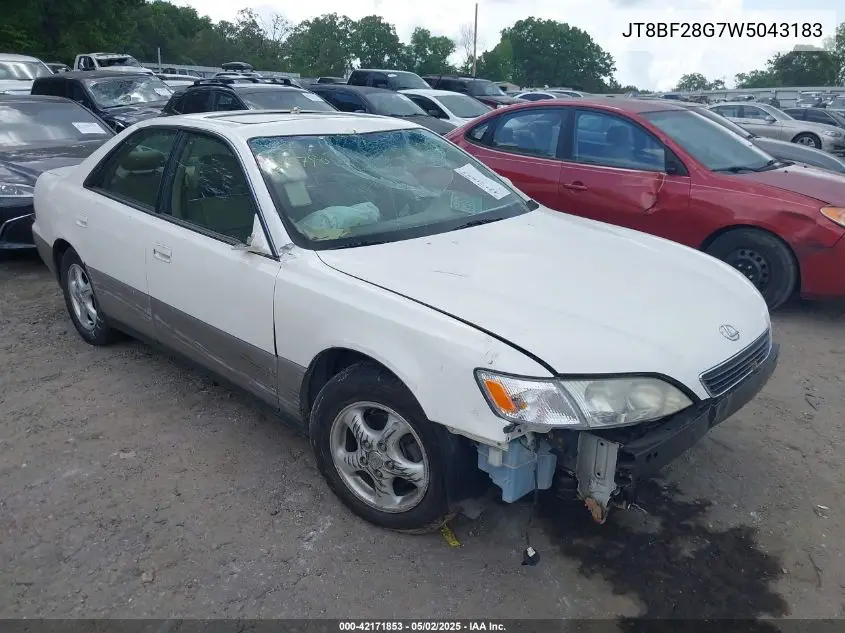 1998 Lexus Es 300 VIN: JT8BF28G7W5043183 Lot: 42171853